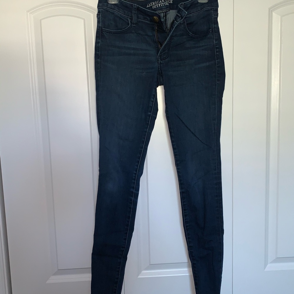 American Eagle Dark Washed Jeggings